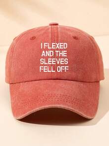 1顶男女通用户外休闲时尚字母标语印花复古可调节尺寸防晒四季水洗棒球帽，可调节后扣帽，男女皆宜，男士礼物 - A - 查看 6