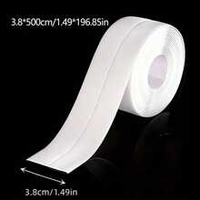 1roll Waterproof Mildew Proof Caulk Strip For Kitchen And Bathroom, Stickers, Wall Decal, Vinyl Decal For Home Decorations, Spring Decoration Items Refresh Your Home, Rama Decoration Stickers Gifts Birthday Graduation