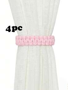 1件/2件/4件装手工棉绳扭结窗帘绑带,多种颜色和尺寸可选,适用于窗帘固定和装饰 - 彩色 - 查看 38