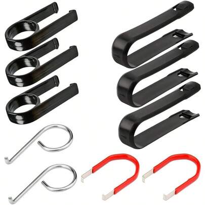 10PCS Wheel Bolt Cap Cover Removal, 3+3+2+2 Universal Car Locking Lug Tyre Nut Center Cover Cap Tweezers Bolt Nut