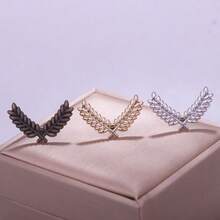 Minimalism Unique New Style Charm Golden Silvery Ear Of Wheat Brooch Daily Vacation Music Festival Party Suitable For Both Men And Women Gift From A Best Friend - Ear Of Wheat - View 4