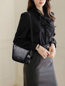 New Soft Texture Women's Handbag, Fashionable & Elegant Shoulder Bag, Versatile Crossbody Bag - Multicolor - View 3