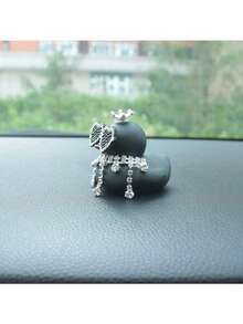 One Set Of Duck Design Car Ornament, Car Decoration, Essential For Cars, Cute Style Auto Accessories, Motorcycle And Bicycle Decorations. - Black - View 7