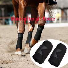 2件装马术用品 - 专业马腿绷带，方便骑马，马腿保护绷带
