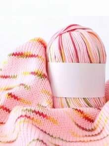 50g Premium Blended Yarn: 60% Silk, 40% Cashmere, Soft & High Quality, Suitable For Knitting And Crocheting Sweaters, Blankets, Scarves, Cardigans, Hats, Multi-Color Options, Ideal For Handicrafts - Multicolor - View 12