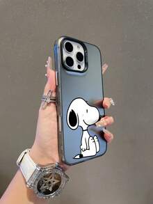 SNOOPY A Cartoon Animation  Dynamic Color Silver Shell Shockproof Tpu Material Phone Case Can Be Given As A Holiday Gift. It Is Applicable To Iphones. The New Model Is Suitable For IPhone13/14/15/16/17Pro Max Phone Cases - Nhiều màu - Xem 7