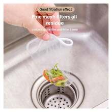 Disposable Sink Strainer Bags - One-Time Use Sink Strainer Bags For Collecting Kitchen Food Scraps And Leftovers