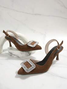 Bohemian Solid Color Acrylic Crystal Wedding Party Earrings, Summer - Brown - View 6