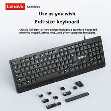 Lenovo K301 Wired Keyboard With USB Chiclet Design, Suitable For Office And Home Use, Desktop And Laptop Computers With Stand - Black - View 2