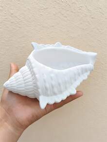 DIY Muschel Sukkulenten Pflanzer Silikon Ton Form, handgemachte Kunst Garten Dekoration, Geschenk, Bastelzubehör für Gips, Kristallharz, Kerzengießen