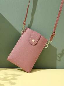 Túi đeo vai da nhỏ bán chạy nhất Trung Đông, Túi đeo chéo, Ví đựng điện thoại di động, Túi đeo chéo nhẹ cho nữ, Túi đựng điện thoại di động có khóa kéo L, Thiết kế khóa kéo, Ví đựng điện thoại di động, Ví đeo chéo - Nhiều màu - Xem 2