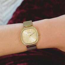 Guess Watch For Women Quartz Watch, Stainless Steel Strap, Stainless Steel Case, Waterproof Quartz Movement, Suitable For Daily Gatherings And Other Occasions,Christmas Gift, GW0354L2 - Gold - View 6
