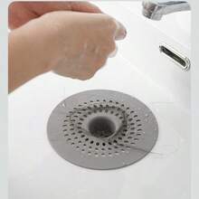 圆形硅胶水槽排水盖，浴室排水过滤器，防止毛发堵塞 - 彩色 - 查看 8