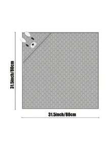 Soft Absorbent Baby Hooded Bath Towel, With Cute Animal Pattern, Breathable Polyester, Suitable For Children Shower And Wrap Blanket - Multicolor - View 3