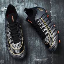 1 Pair New Soccer Shoes, Recommended For Teenagers, Students, Matches And Training, Low-Top, Long Studs, Non-Slip, Suitable For AG, FG, Soft Ground, Real Grass, Competition And Training, Lace-Up, Men's Soccer Shoes, High-Top, Professional Soccer Boots, Factory Direct - Bronze Gold - View 8