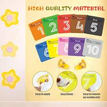 12pcs Cartoon Funny Square Number Hopscotch Wall Stickers, Home Decor, Self-Adhesive, Floor Decoration, Suitable For Bedroom And Living Room - A - View 3