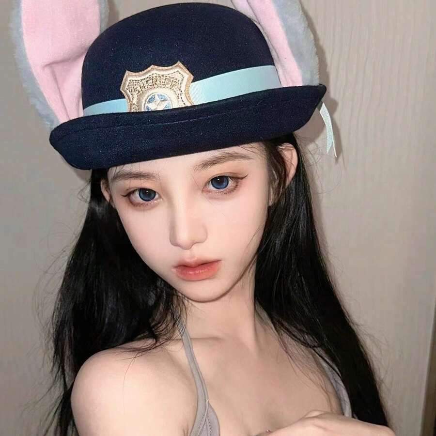 1顶亮丽兔耳保龄球帽 | 主题头饰 | 角色扮演服装配饰及青少年礼物 - 送给朋友的最佳礼物、桌面装饰、派对礼物、返校季礼物、圣诞礼物、情人节礼物 - 彩色 - 查看 1