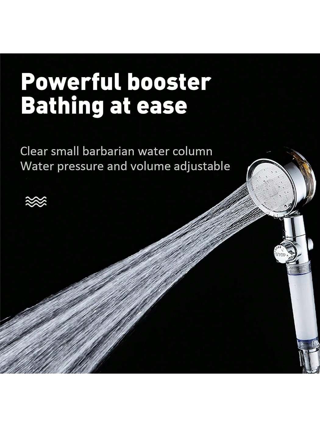 رأس دش يدوي عالي الضغط موفر للمياه مع فلاتر – رأس...