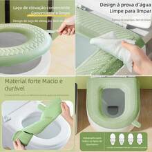 Bathroom Accessory Toilet Seat Cover – Waterproof Protection - 粉色 - 查看 5