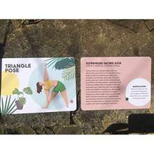 Yoga Asana Cards: 50 poses & 25 sequences (Wellness Practice Cards)(default) - Multicolor - Ver 5