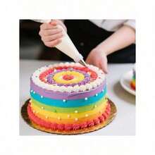 100 PCS Piping Bag | Reusable, Cake Decorating/Baking | Anti-Burst & Easy-Clean - Trong suốt - Xem 2