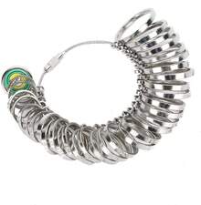 ZJchao Medidor de Anillos, Herramienta de Medición para Tamaños de Anillos, Accesorios Prácticos para Fabricantes de Joyas y Talleristas, para Ajuste y Diseño de Joyería - 1 - Ver 9