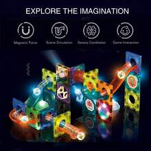Magnetic Building Tiles Toys, Educational Toys, Stacking Construction Toys, Children Toys, Suitable For Kids 3+ Years Old, Birthday Gift, Holiday Gift, Christmas Gift - Multicolor - View 6