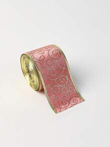 2 m de longueur Ruban imprimé DIY, ruban de décoration d'emballage cadeau - Rouleau de ruban en polyester fait main, motifs imprimés multiples disponibles, convient pour l'emballage de cadeaux, le DIY, la décoration de mariage, les fêtes et les arrangements pour les vacances - Multicolore - Voir 14