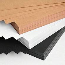 20/30张350克双面信纸，尺寸为5.9英寸×3.93英寸，白色/黑色/牛皮纸色。复古怀旧空白明信片，手绘涂鸦，DIY留言卡。 - 彩色 - 查看 4