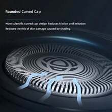 PHILIPS S1125/02 Electric Shaver Full Body Wash USB Charging PowerCut Stainless Steel Blades Razor Triple Floating Head Trimmer - Blue - View 7