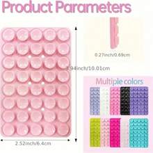 1个硅胶吸盘手机壳支架,吸盘手机支架,Octobuddy,粘性手机支架,适用于智能手机 - 彩色 - 查看 10