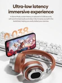 Lenovo LE602 New Fashion Wireless Headphones, Large Dynamic Driver HIFI High-Quality Sound, Long Battery Life, ENC Call Noise Cancellation, Low Latency, Suitable For Sports, Running, Photography, Fashionable Wireless Headphones Compatible With Smartphones And Computers, Great Gift - 黑色 - 查看 7