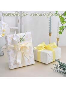 1 cuộn ruy băng satin màu kem dài 20m, ruy băng trang trí dùng để đóng gói bó hoa, trang trí tiệc Valentine, làm nơ, vòng hoa, đám cưới, trang trí nhà cửa. Có các khổ rộng 1cm/1.5cm/2cm/2.5cm/4cm. - Màu be - Xem 7