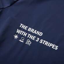 Adidas Unisex Woven Casual Jacket, Breathable Sports Outerwear - Royal Blue - View 10