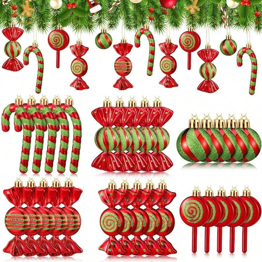 Christmas Party Supplies - Red and Green - View 1