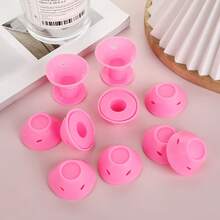 100/50/40/30/20/10/5/1个装卷发器，蘑菇形和钟形，适用于普通发质女性，不伤发，懒人友好型睡眠造型工具，卷发工具，DIY，不伤发质，时尚美发工具 - 彩色 - 查看 8