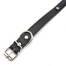 1件性感内衣配饰，水钻字母PU皮革项圈，男女通用朋克角色扮演黑色皮革项圈Cosplay配饰 - 彩色 - 查看 8