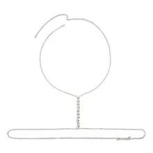 Sexy Body Jewelry, Heart-Shaped Crystal Chest Chain, Fashionable Sexy Bikini, European And American Nightclub Style, Women's Body Chain - Silver - View 6