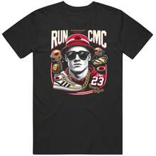 Run Christian McCaffrey Fan T-Shirt - 黑色 - 查看 1