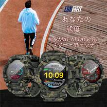 LOKMAT ATTACK GT Smartwatch, 1.32-Inch HD Round Screen, 360*360 Resolution, Bluetooth Calling, Heart Rate, Blood Oxygen, Sleep, Health Monitoring, Outdoor Sports, Information Push, Triple-Proof Design, Outdoor Sports Watch - ATTACK GT - View 3