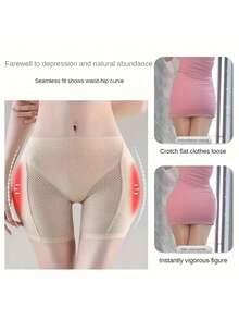 1 Pair Of Silicone Buttock Pads - Women And Transdressers' Buttock Reinforcing Shaping Underwear, Invisible Underwear Buttock Immersion Correction For Daily Wear And Special Occasions, Size 9cm/3.55in, Suitable For Daily Travel Use - Multicolor - View 4
