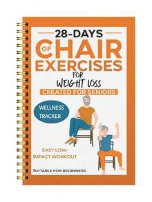 30-Day Chair Yoga Guide, Suitable For Seniors 60+: Low-Intensity Exercises, Suitable For 40+, Restore Strength, Flexibility And Balance - Gentle Chair Yoga Practices For Home And Office Use, Chair Exercises For Elderly, With Simple Illustrations And Easy-To-Read Text. - Multicolor - View 9