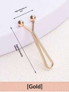 Simple Style Alloy Brooches & Pins Set - Versatile Metal Safety Pins For Scarves, Trousers, Collars, And Sleeves - No Plating, Detachable, Seamless Design For Daily And Sports Wear - All-Season Compatible