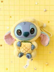 史迪奇玩偶 - “即使累了也要吃点东西”系列 | 热带棕榈与星空元素，Y2K 可爱美学多巴胺毛绒玩具 | 可拆卸背包挂饰/汽车挂件/旅行包挂件 + 超柔软史迪奇玩偶