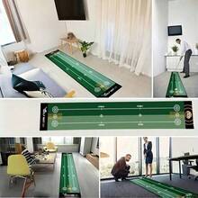 1 件便携式高尔夫练习垫 - 可水洗，防滑绿色训练垫，带目标计分系统，适合家庭和办公室，室内/室外使用