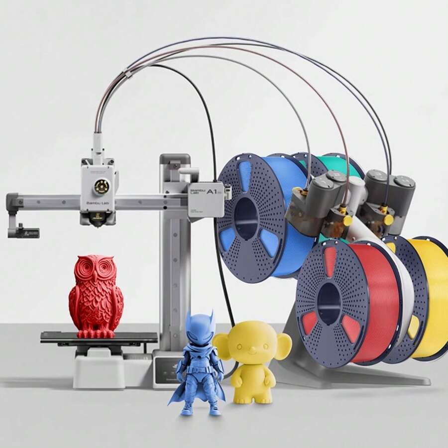 3D Printing Filament Spool, PLA Material, 1.75mm Diameter, High Precision, Tolerance +/- 0.02mm, No Bubbles/Caps - RoHS Compliant. 3D Printing Accessories (Non-Conductive Plastic), Maker Tools, Smooth Extrusion, Clean. - White - View 1