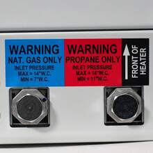 Mr. Heater MHVFDF30BFT 30,000 BTU Vent Blue Flame Dual Fuel Natural Gas And Propane Heater Cold Rooms, Additions, Rooms & Cabins - White - 1 - 查看 6