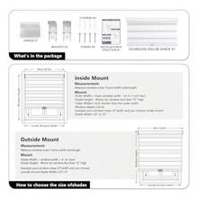 SLAW Cordless Zebra Blinds For Windows Pull Down Roller Window Shades Dual Layer Light Filtering Privacy For Day And Night Free-Stop Door Shades For Home Easy To Install 20" W X 72" H White - 白色 - 查看 4