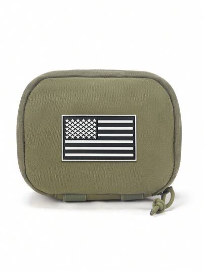 MOLLE Expandable Chest Bag With Hook And Loop, Can Be Attached To Vest Or Backpack, Smooth Zipper, Portable Travel Organizer Pouch For Phone, Keys, Outdoor Gear