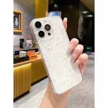 Transparent Phone Case With Chinese Dragon Pattern,Compatible With IPhone 17 16 Pro Max, 16 15 Pro, 14 Plus, 13, 12 Pro, 11 Pro Max, X, XS Max - 無色 - 查看 5